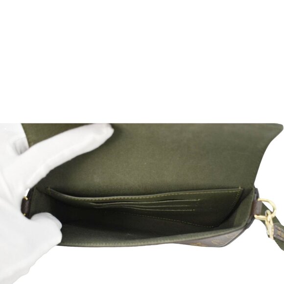 Louis Vuitton  Felicie Pochette Monogram Canvas Crossbody Bag Brown - Picture 11 of 12